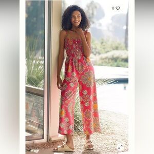 Maeve Smocked Jumpsuit